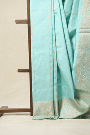 Aqua Banarasi Silk Saree - SRABSS781