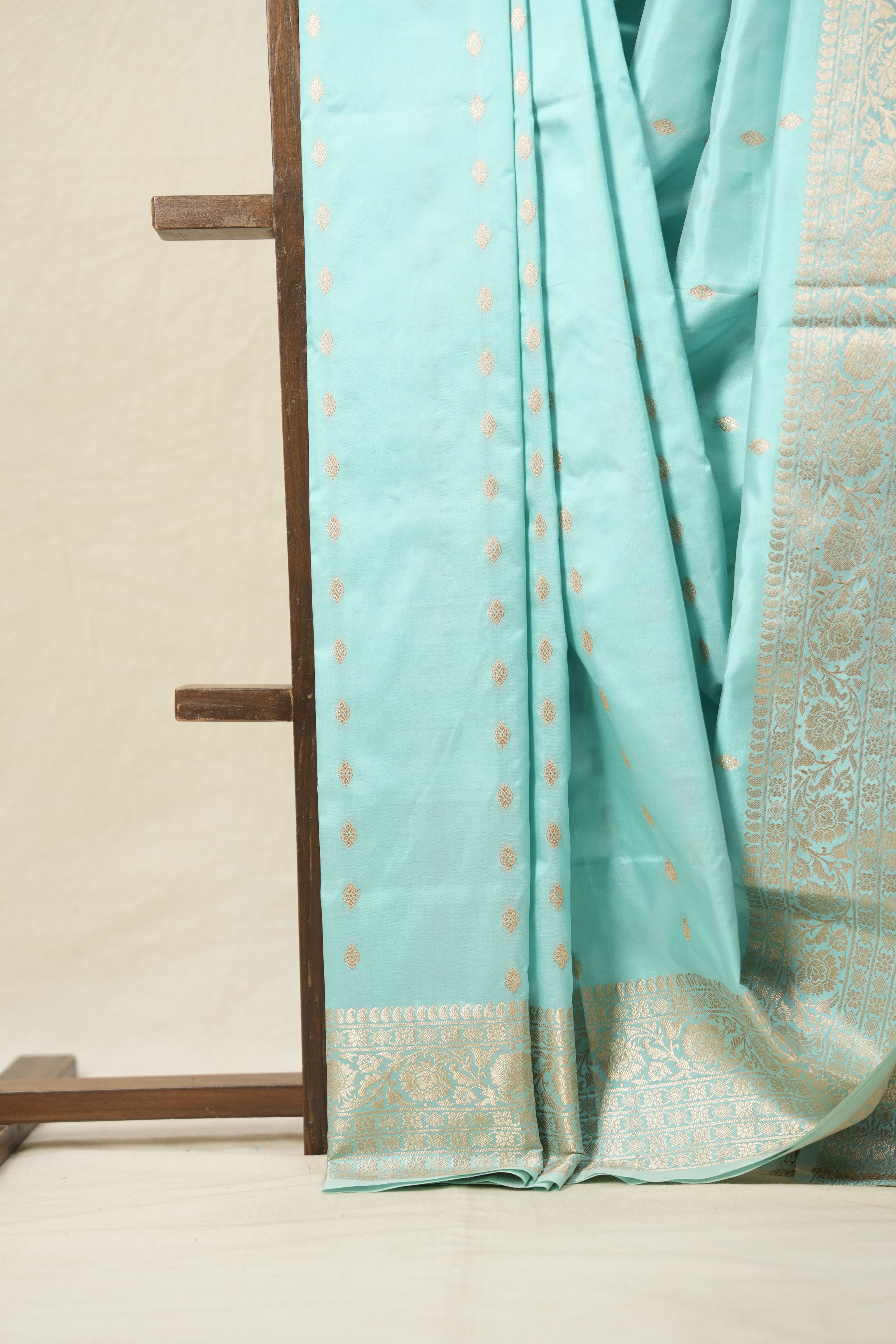 Aqua Banarasi Silk Saree - SRABSS781