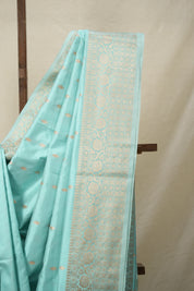 Aqua Banarasi Silk Saree - SRABSS781
