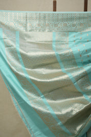Aqua Banarasi Silk Saree - SRABSS781