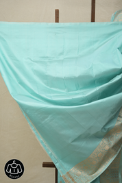 Aqua Banarasi Silk Saree - SRABSS781