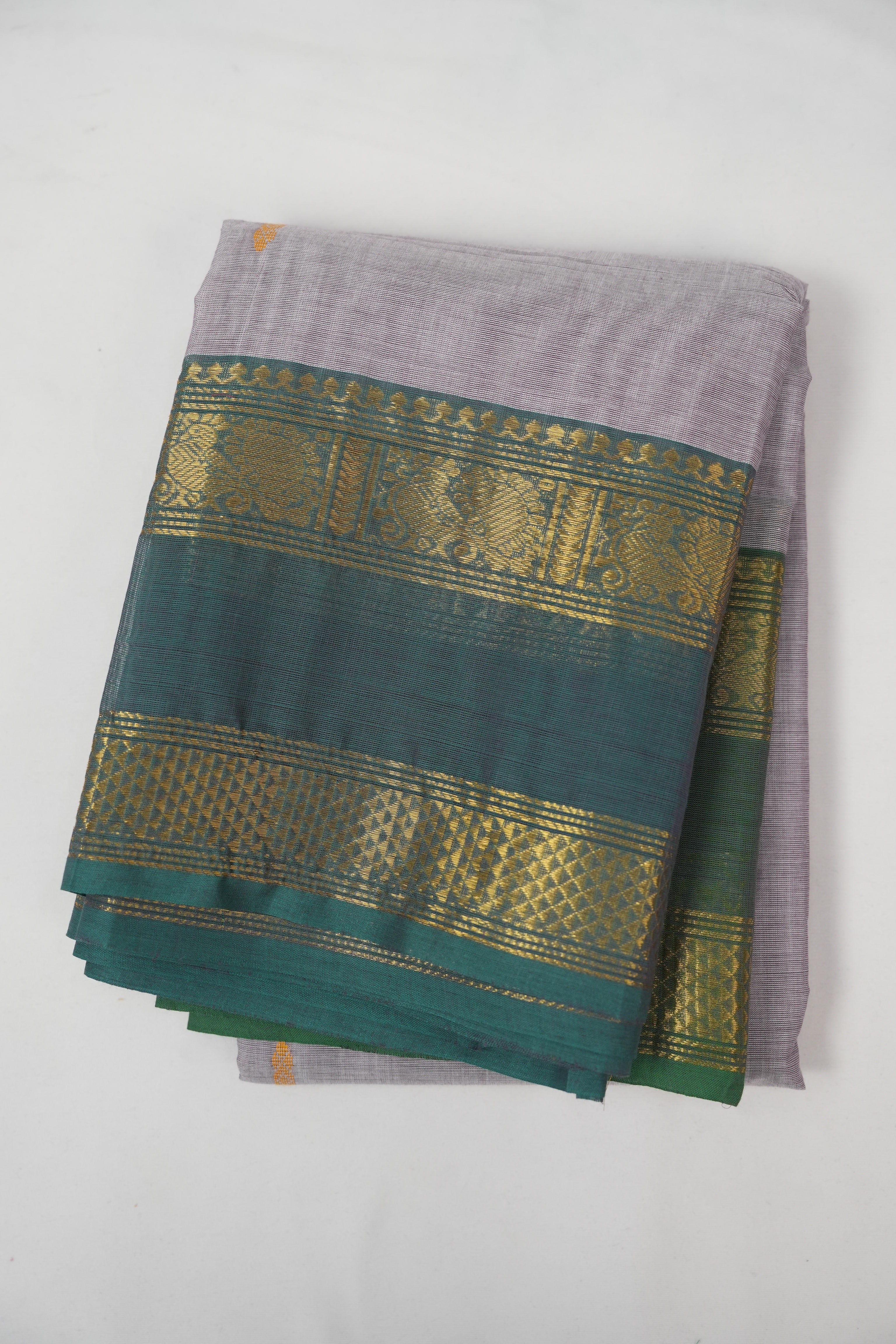 Lilac Kanchi Cotton Saree - SRLKCS1366