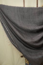 Beige Blue Kalamkari Tussar Silk Saree - SRBBKTSS50