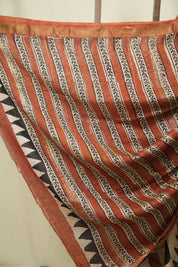 Cream HBP Cotton Silk Saree With Maheshwari Border - SRCCSS1719