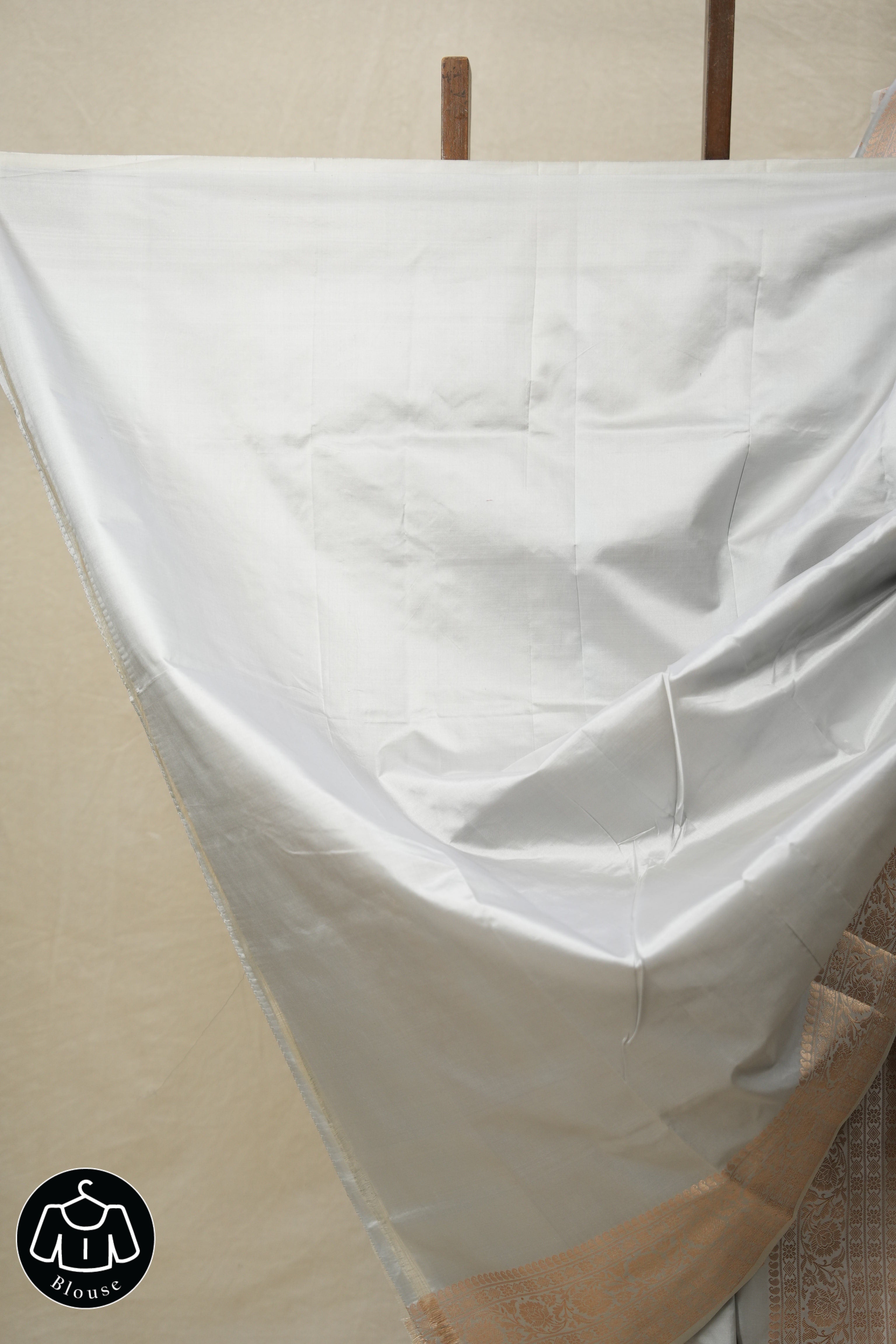 Steel Grey Banarasi Silk Saree - SRSGBSS777