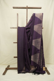 Deep Purple Raw Silk Saree - SRDPRSS1016