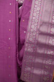 Purple Gadwal Cotton Silk Saree - SRPGCSS195