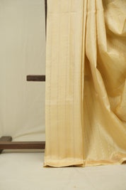 Cream Soft Silk Saree - SRCSSS459