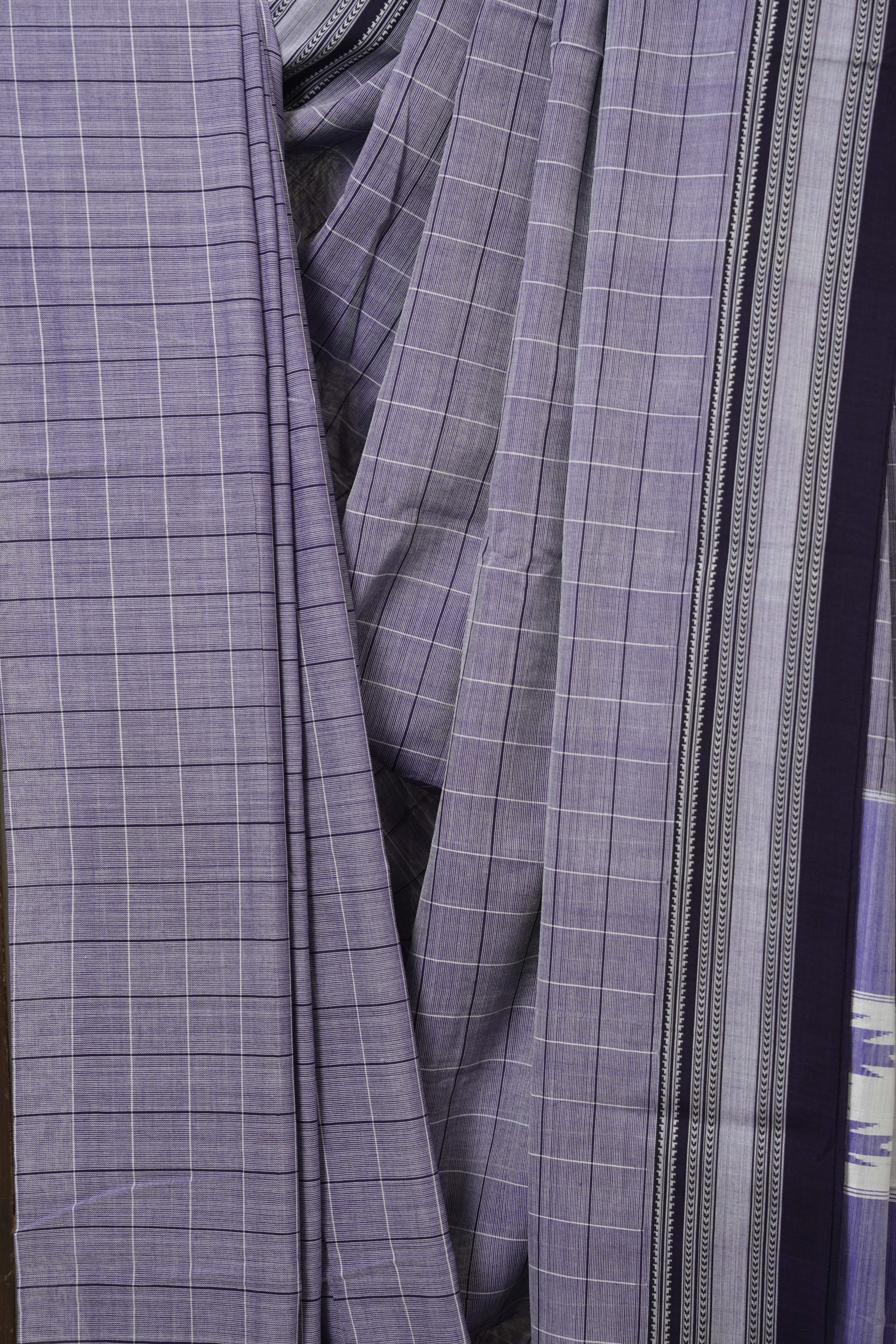 Light Purple Cotton Ilkal Saree - SRLPCIS920