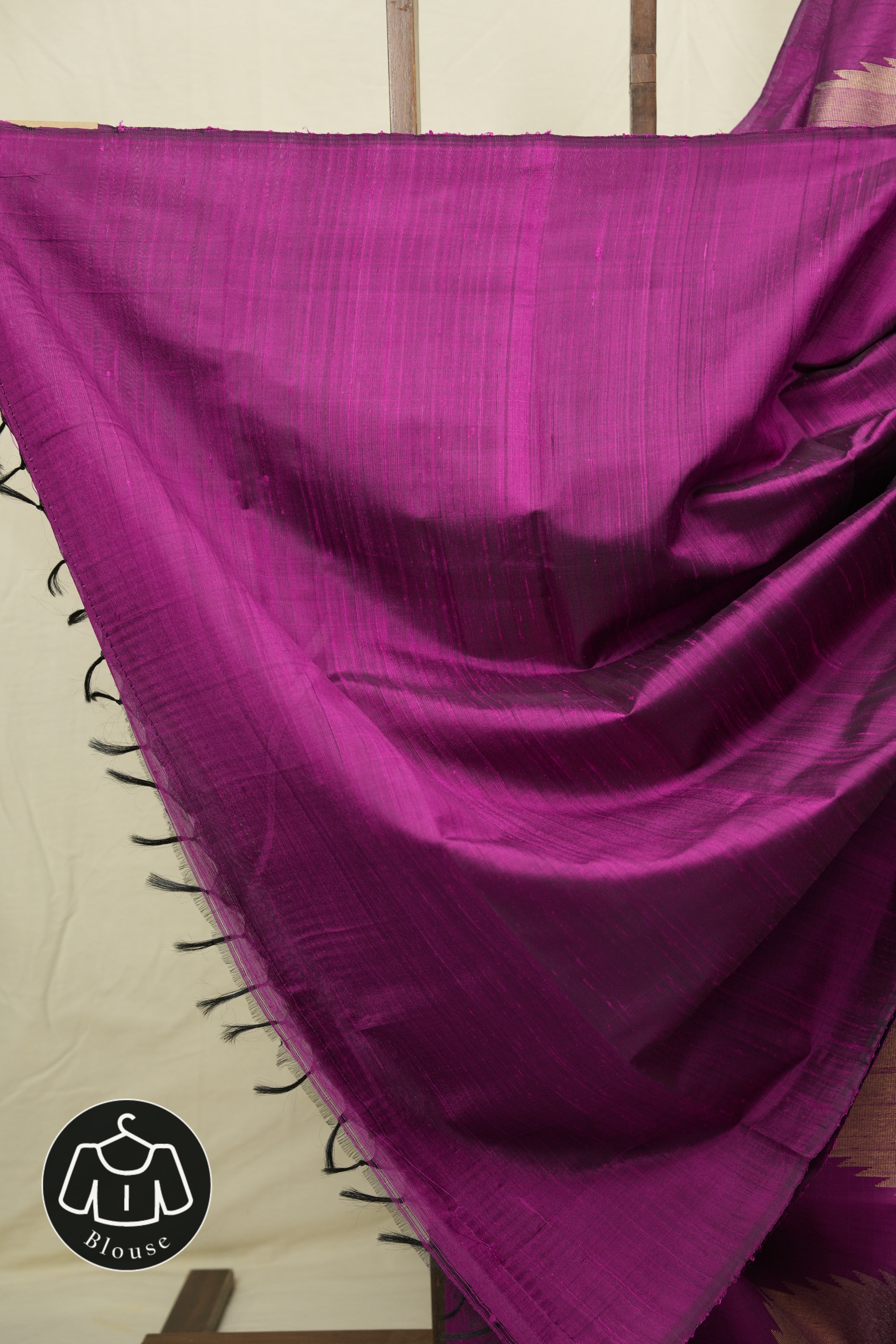 Pink Raw Silk Saree - SRPRSS1012