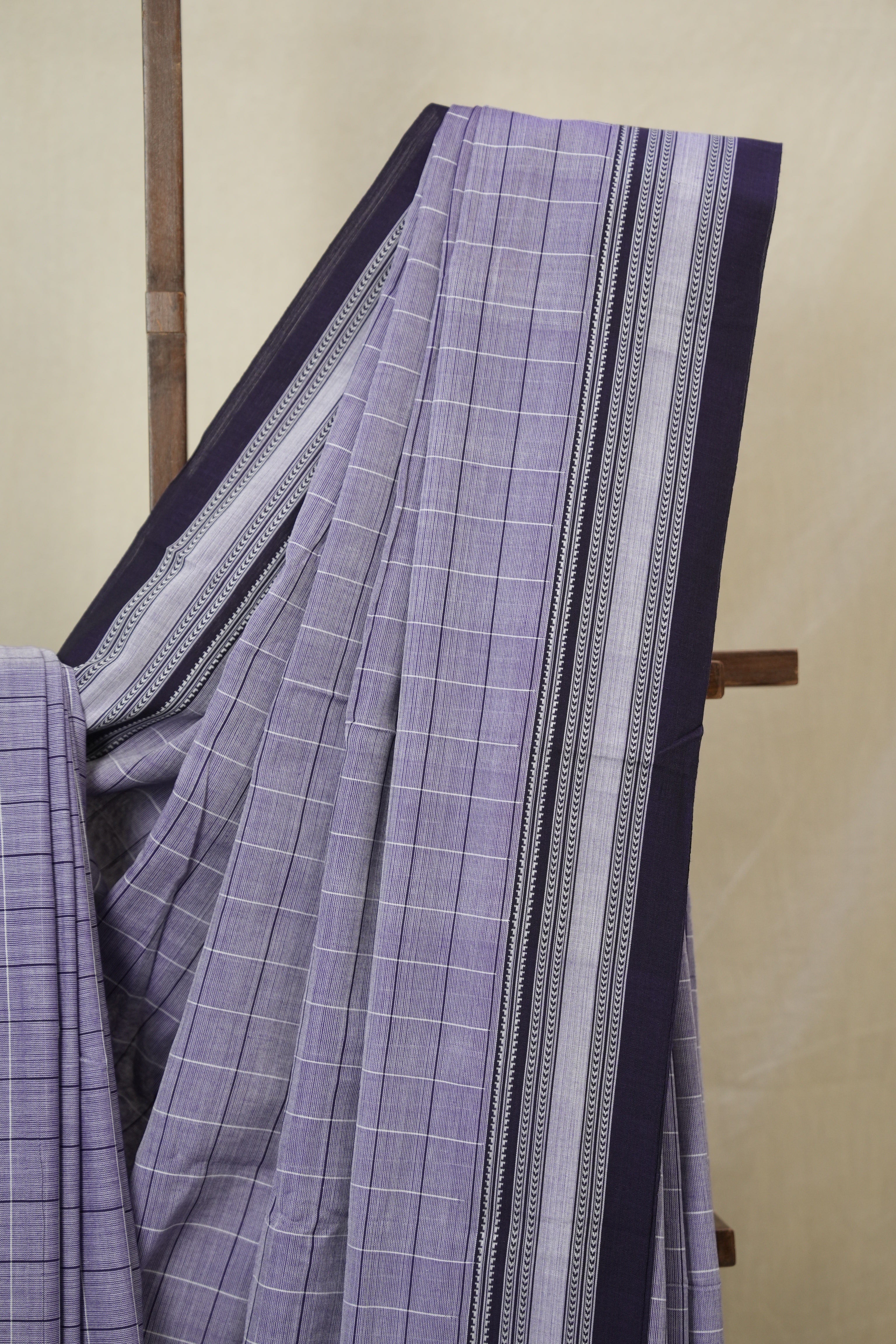 Light Purple Cotton Ilkal Saree - SRLPCIS920