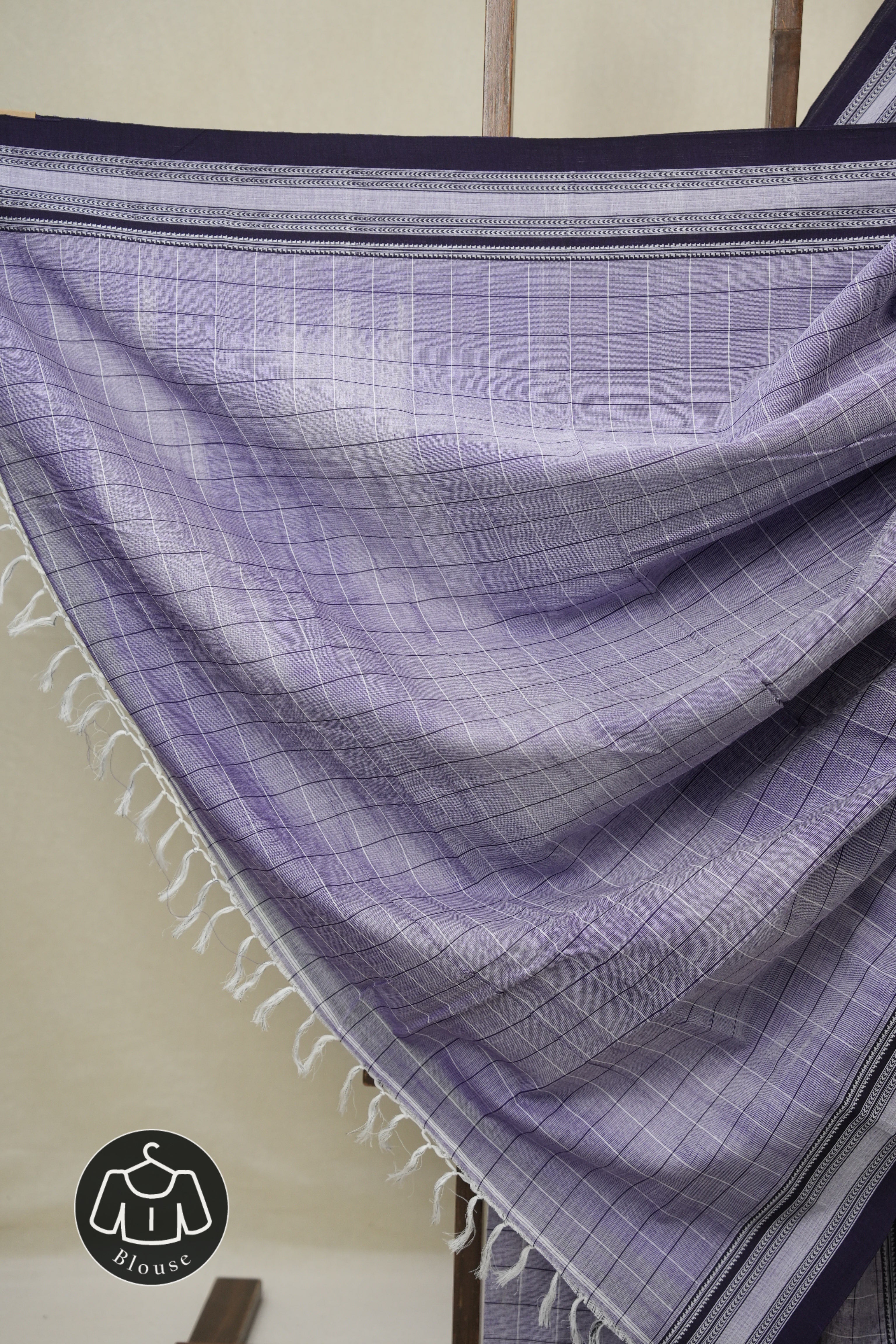 Light Purple Cotton Ilkal Saree - SRLPCIS920