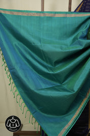 Navy Blue Soft Silk Saree - SRNBSSS460