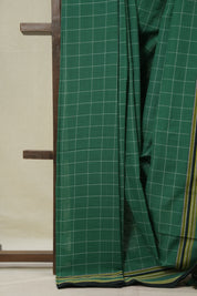 Green Cotton Ilkal Saree - SRGCIS919