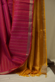 Pink Soft Silk Saree - SRPSSS462