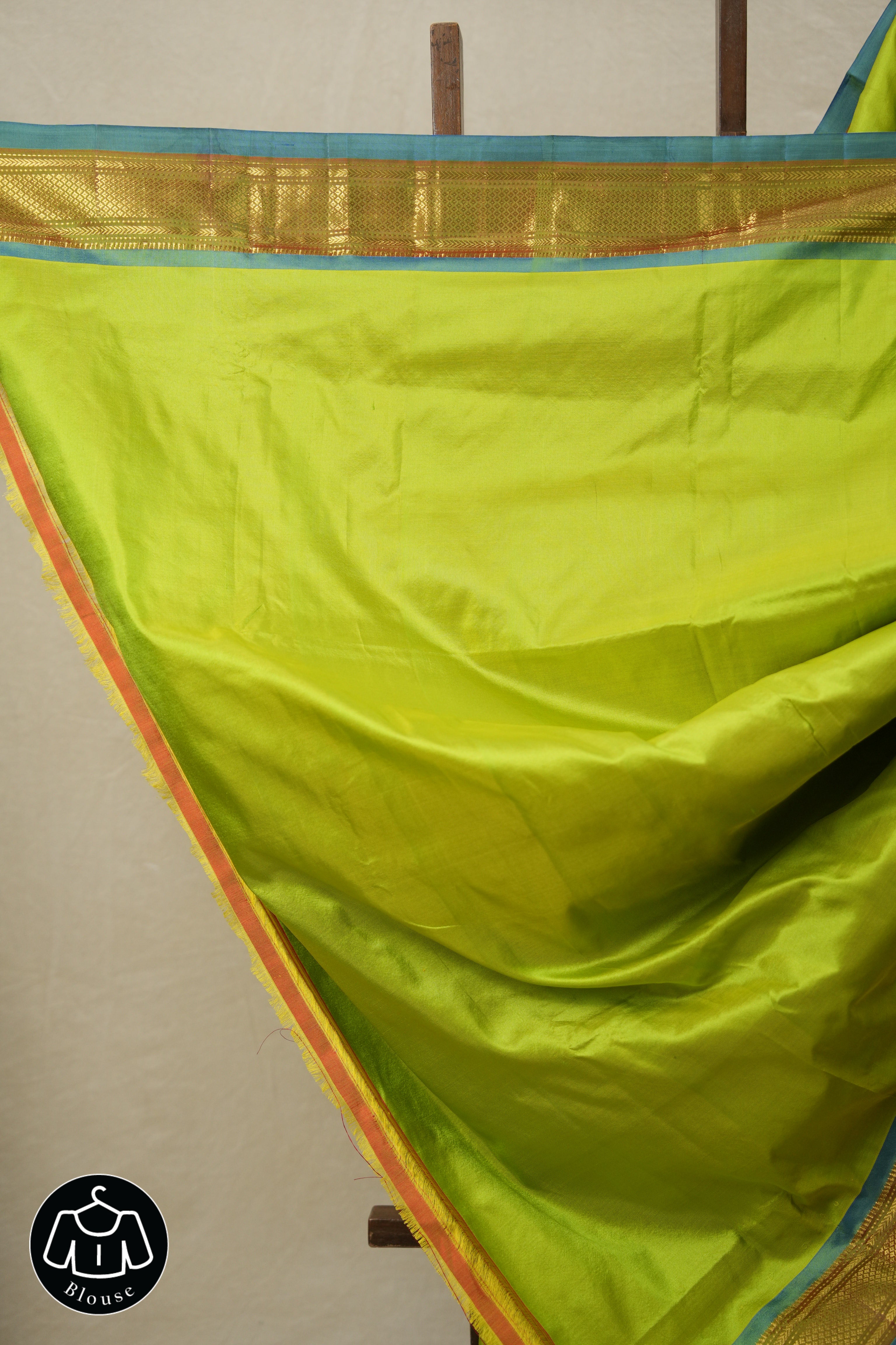 Neon Green Silk Paithani Saree - SRNGSPS723