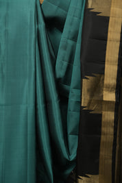 Metallic Green Soft Silk Saree - SRMGSSS463