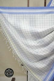 White Cotton Ilkal Saree - SRWCIS917