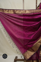 Magenta Maheshwari Saree - SRMMS1038