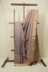 Mauve Soft Silk Saree - SRMSSS470