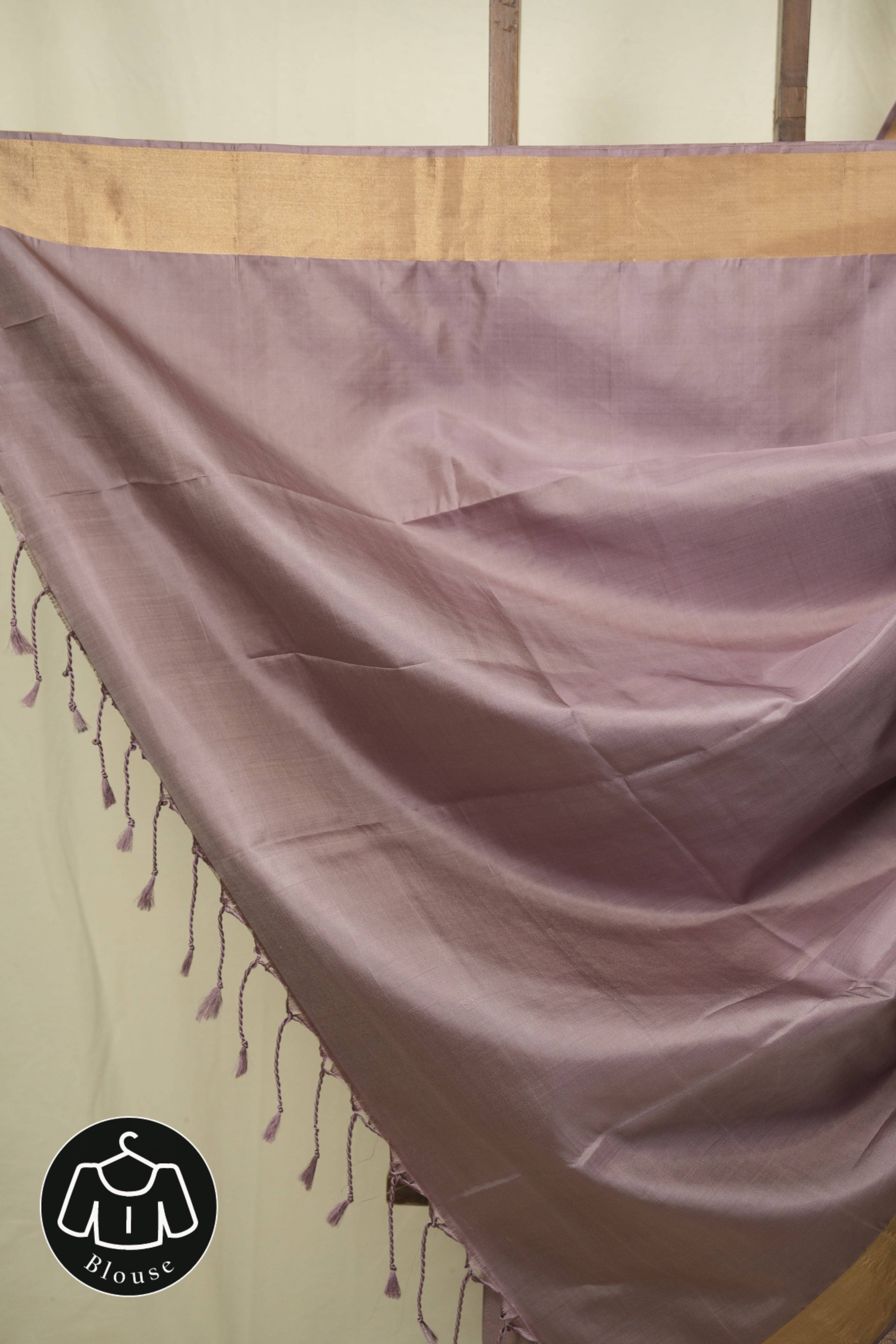 Mauve Soft Silk Saree - SRMSSS470