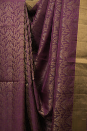 Burgundy Soft Silk Saree - SRBSSS469