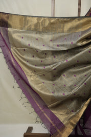 Purple Maheshwari Saree - SRPMS1044