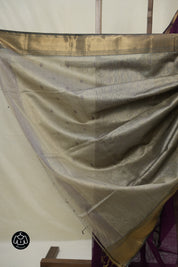 Purple Maheshwari Saree - SRPMS1044