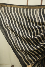 Cream HBP Cotton Silk Saree With Maheshwari Border - SRCCSS1722