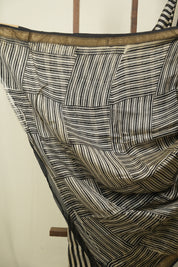 Cream HBP Cotton Silk Saree With Maheshwari Border - SRCCSS1722