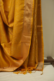 Mustard Yellow Soft Silk Saree - SRMYSSS467