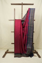 Pink Raw Silk Saree - SRPRSS1007