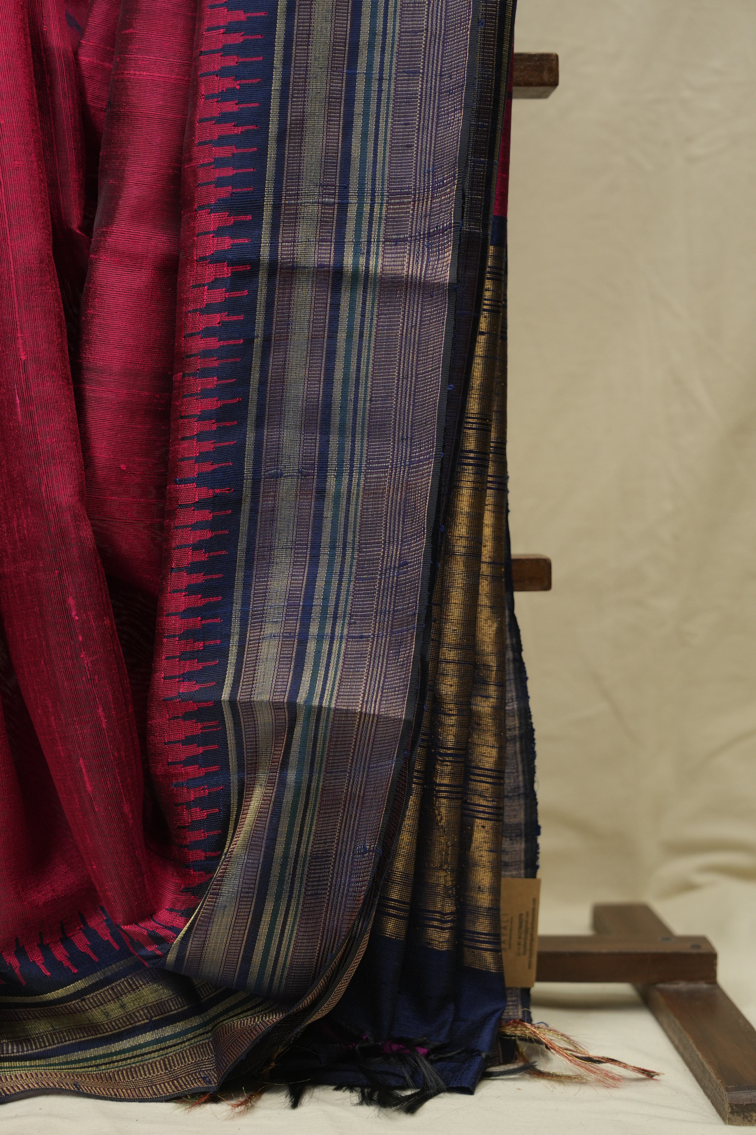 Pink Raw Silk Saree - SRPRSS1007