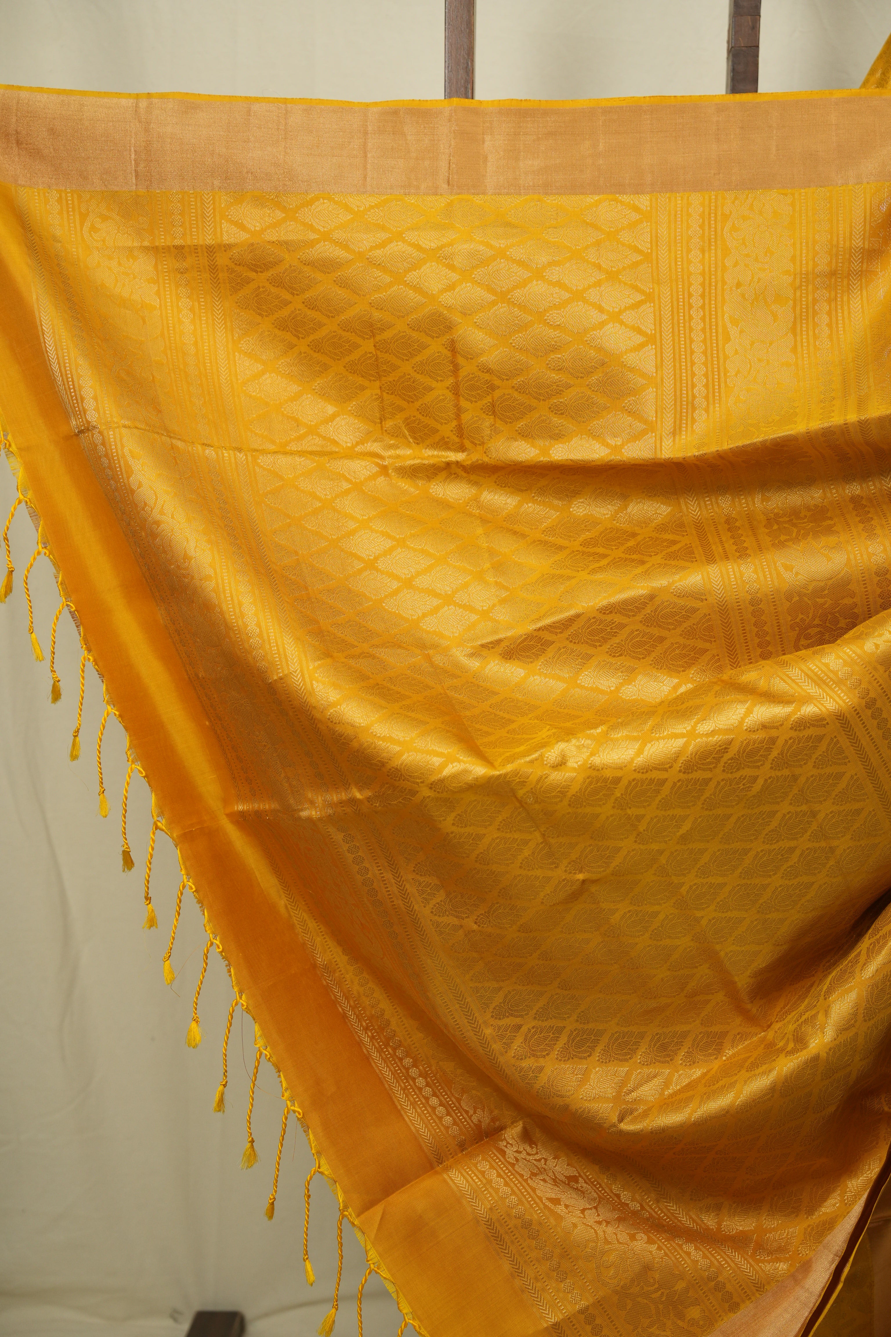 Mustard Yellow Soft Silk Saree - SRMYSSS467