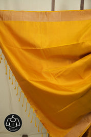 Mustard Yellow Soft Silk Saree - SRMYSSS467