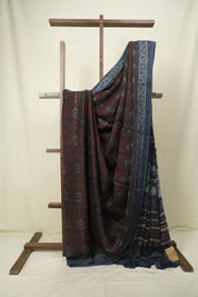 Maroon HBP Modal Silk Saree - SRMSMS662
