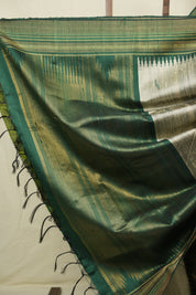 Grey Raw Silk Saree - SRGRSS1002