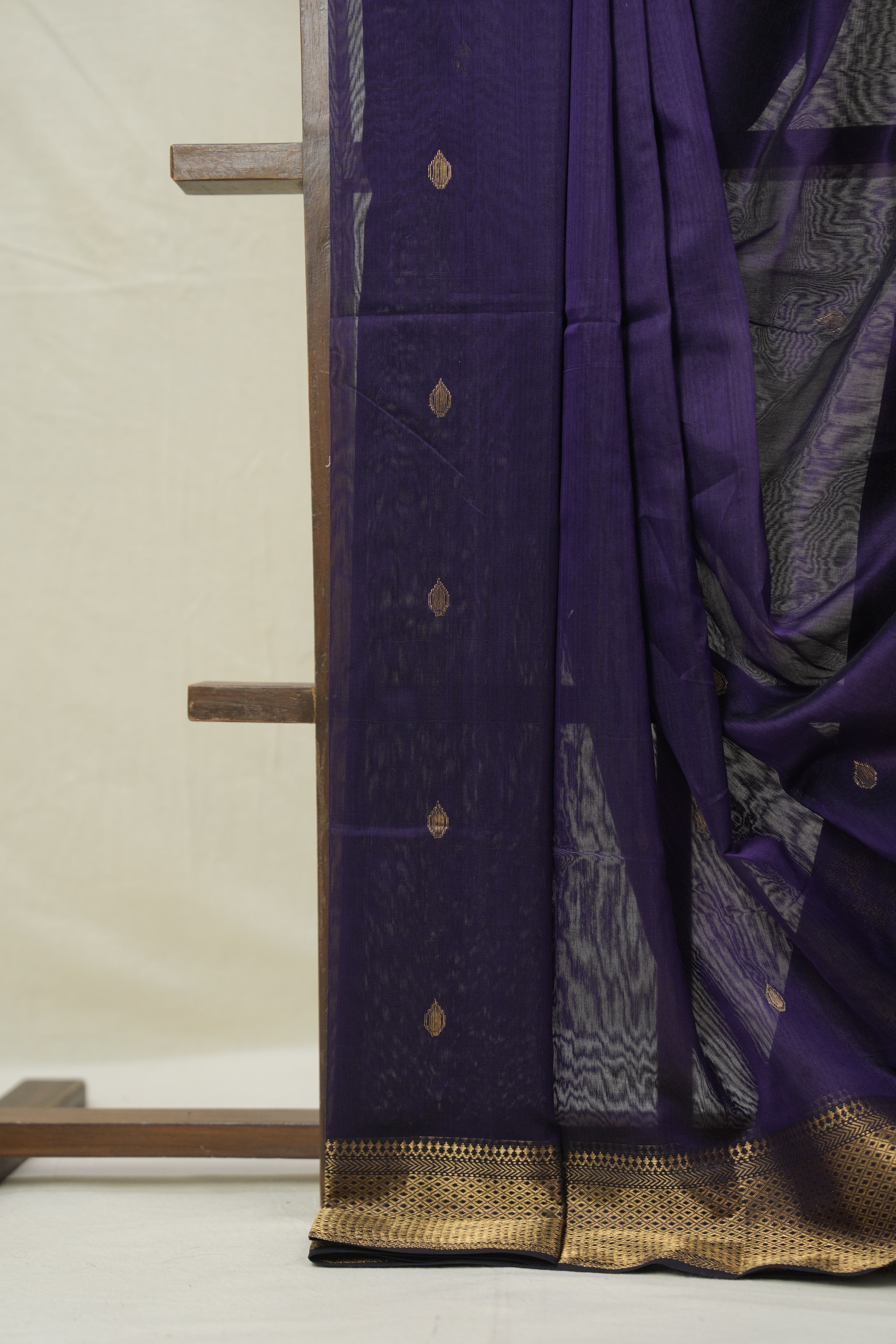 Purple Maheshwari Saree - SRPMS1032