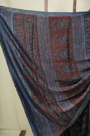 Black HBP Modal Silk Saree - SRBSMS664