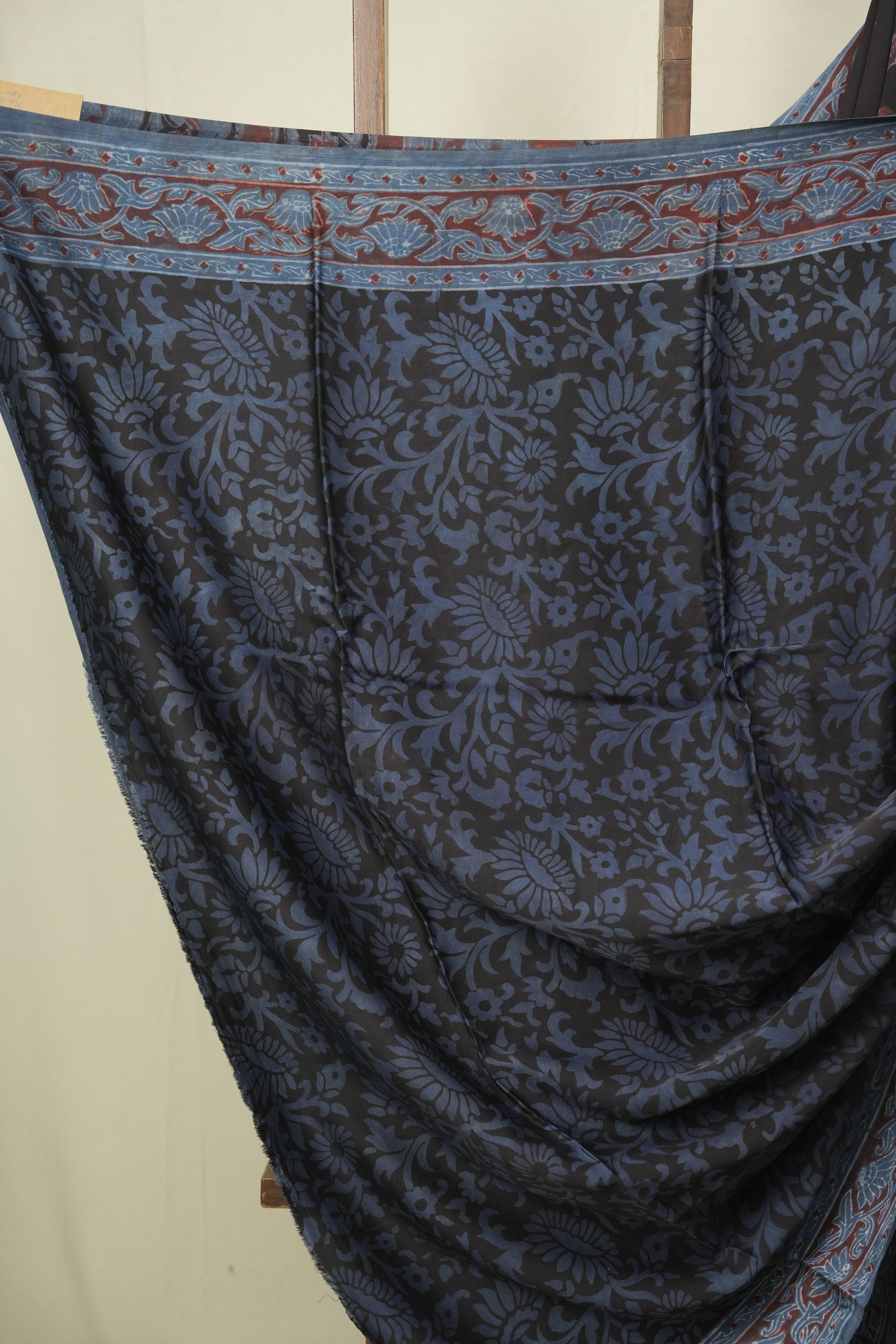 Black HBP Modal Silk Saree - SRBSMS664