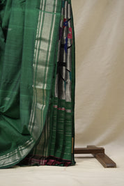 Green Cotton Paithani Saree - SRGCPS630
