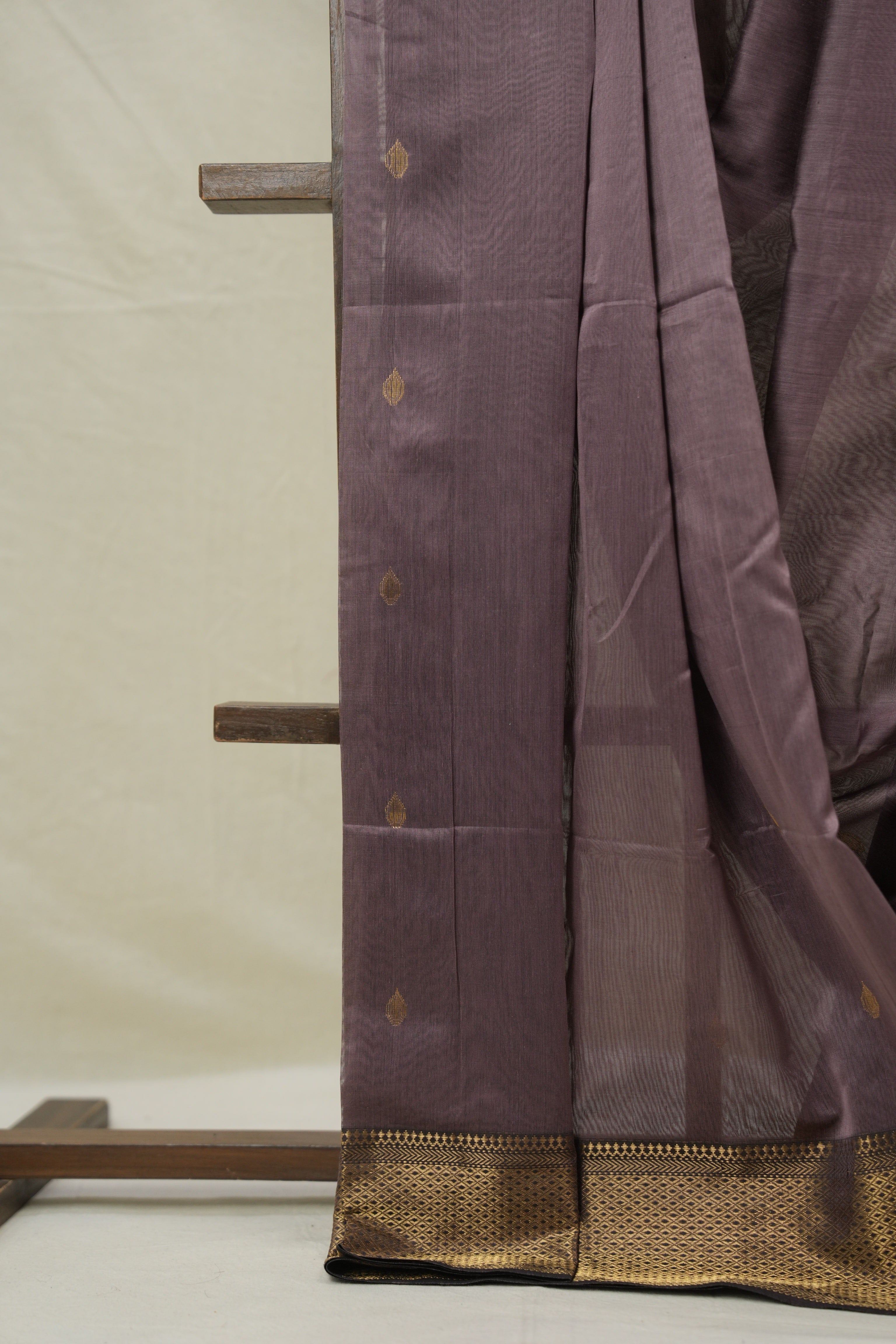 Mauve Maheshwari Saree - SRMMS1030