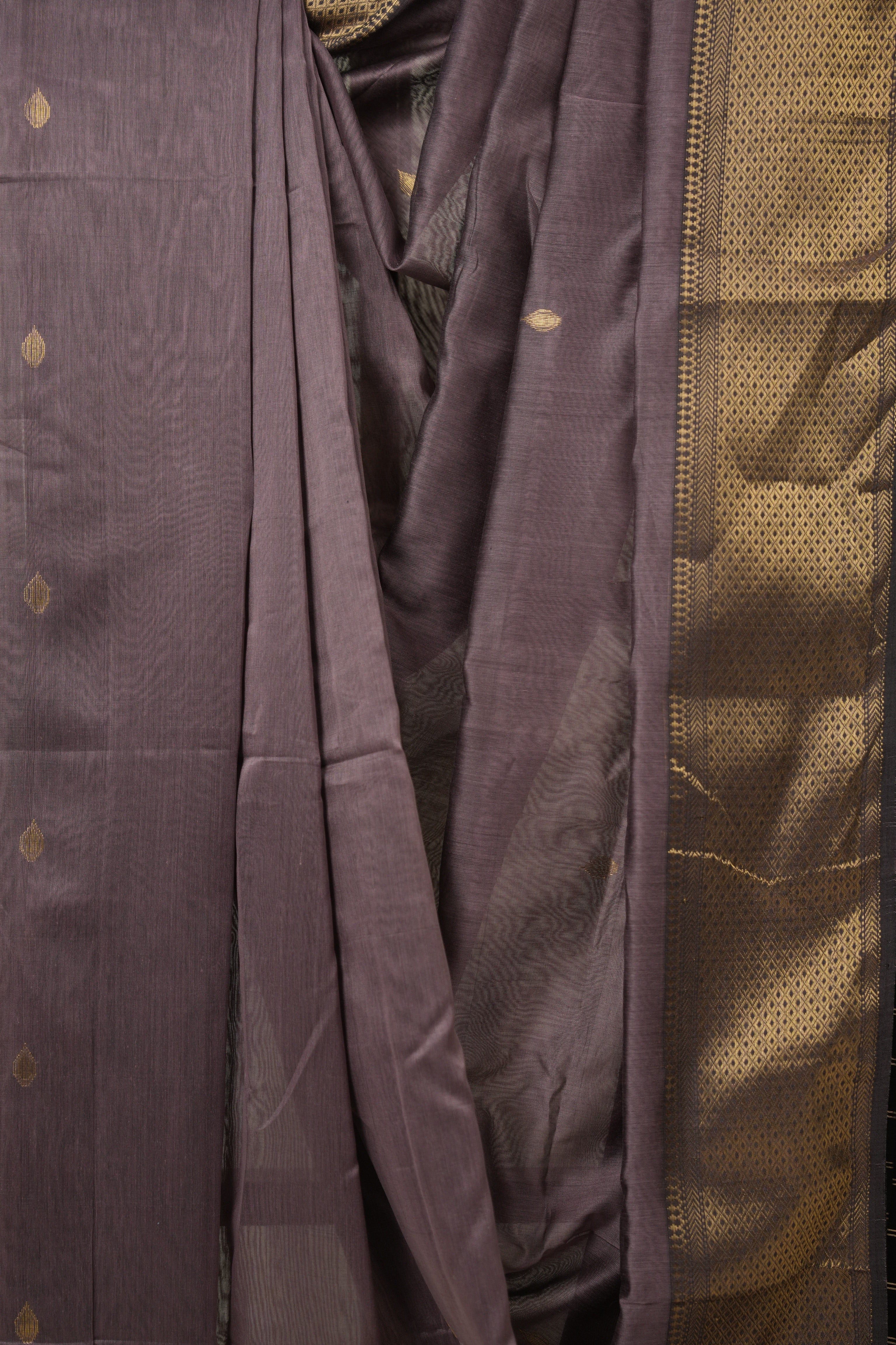 Mauve Maheshwari Saree - SRMMS1030