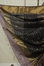 Mauve Maheshwari Saree - SRMMS1030