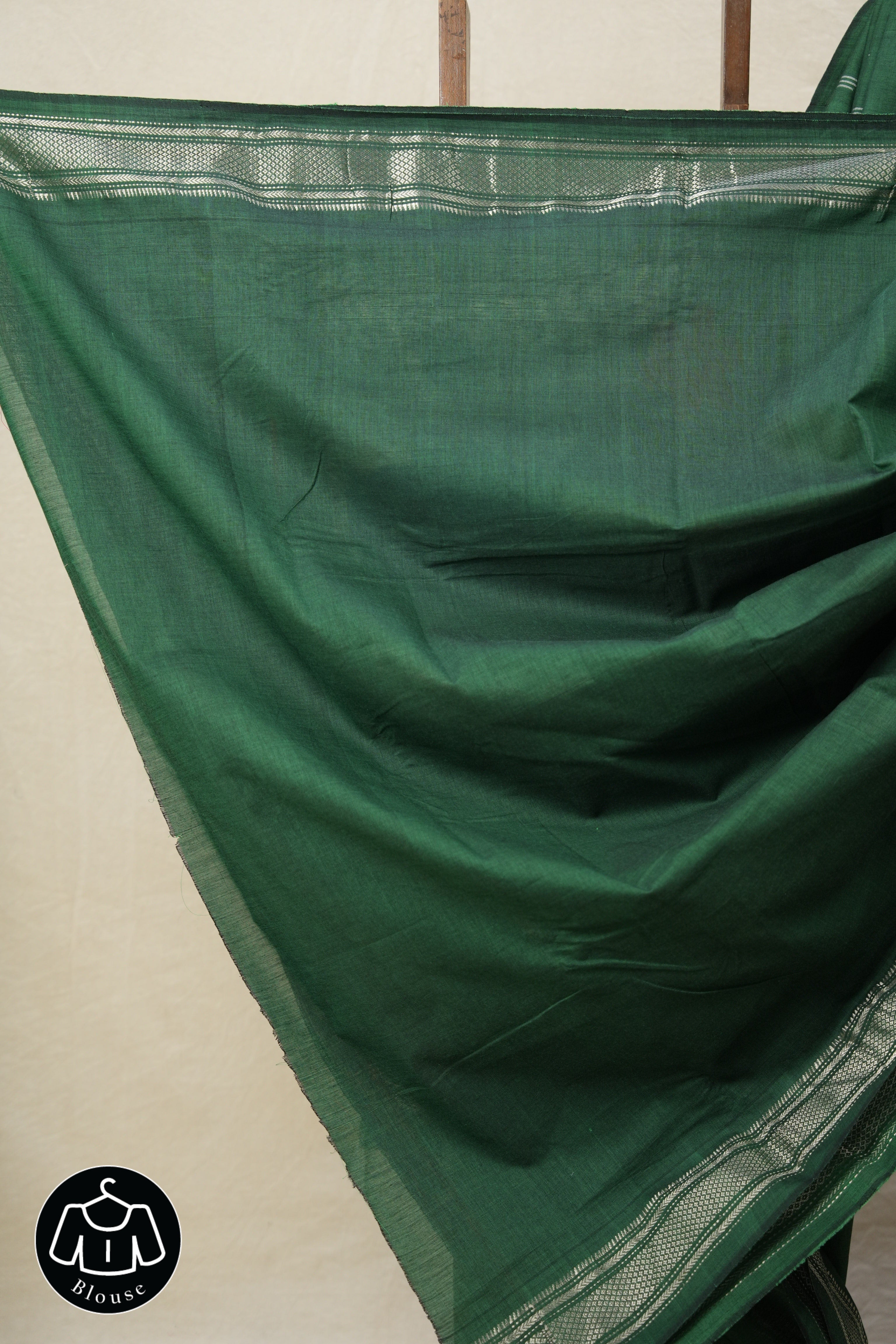 Green Cotton Paithani Saree - SRGCPS630