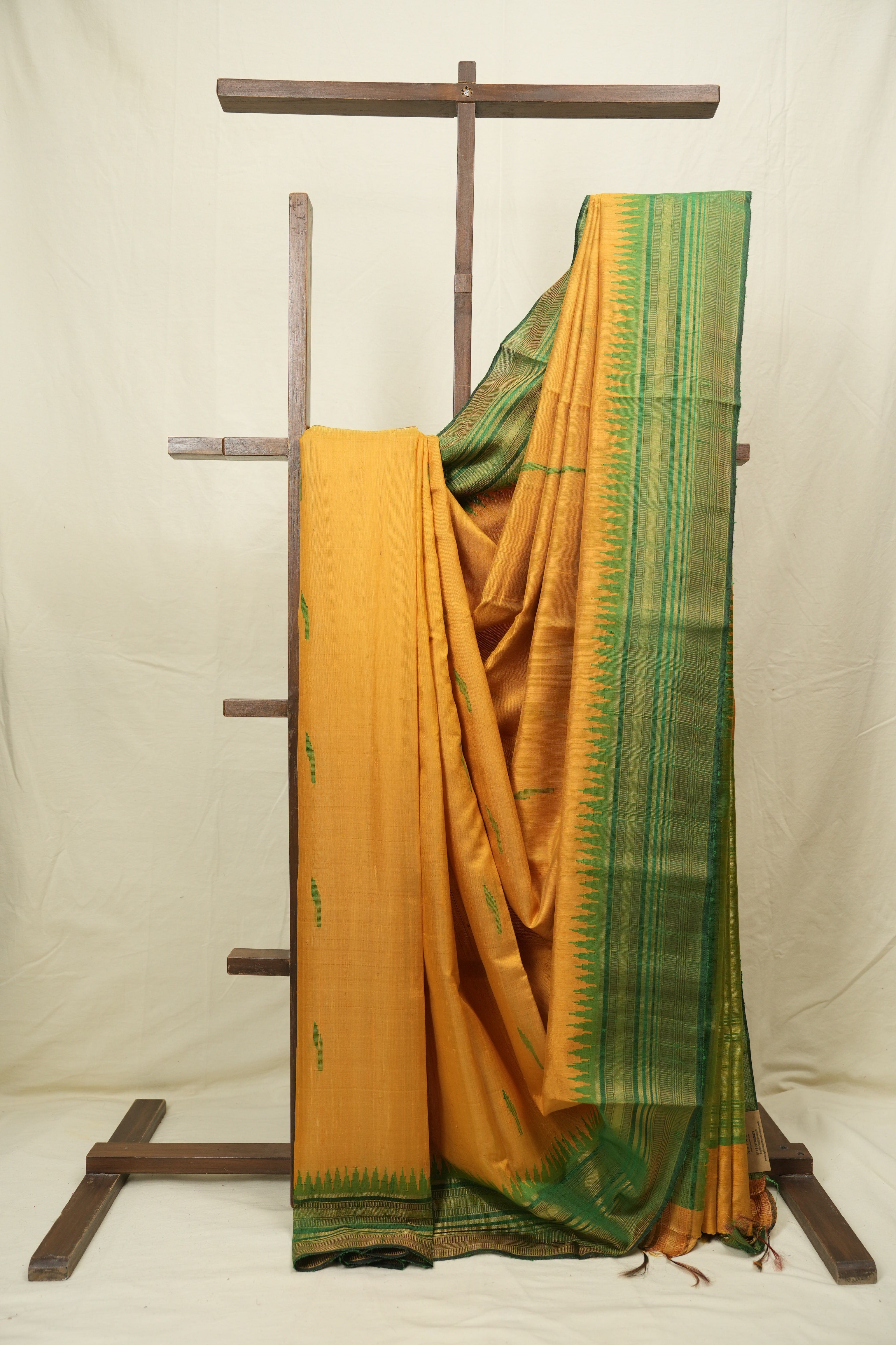 Yellow Raw Silk Saree - SRYRSS998