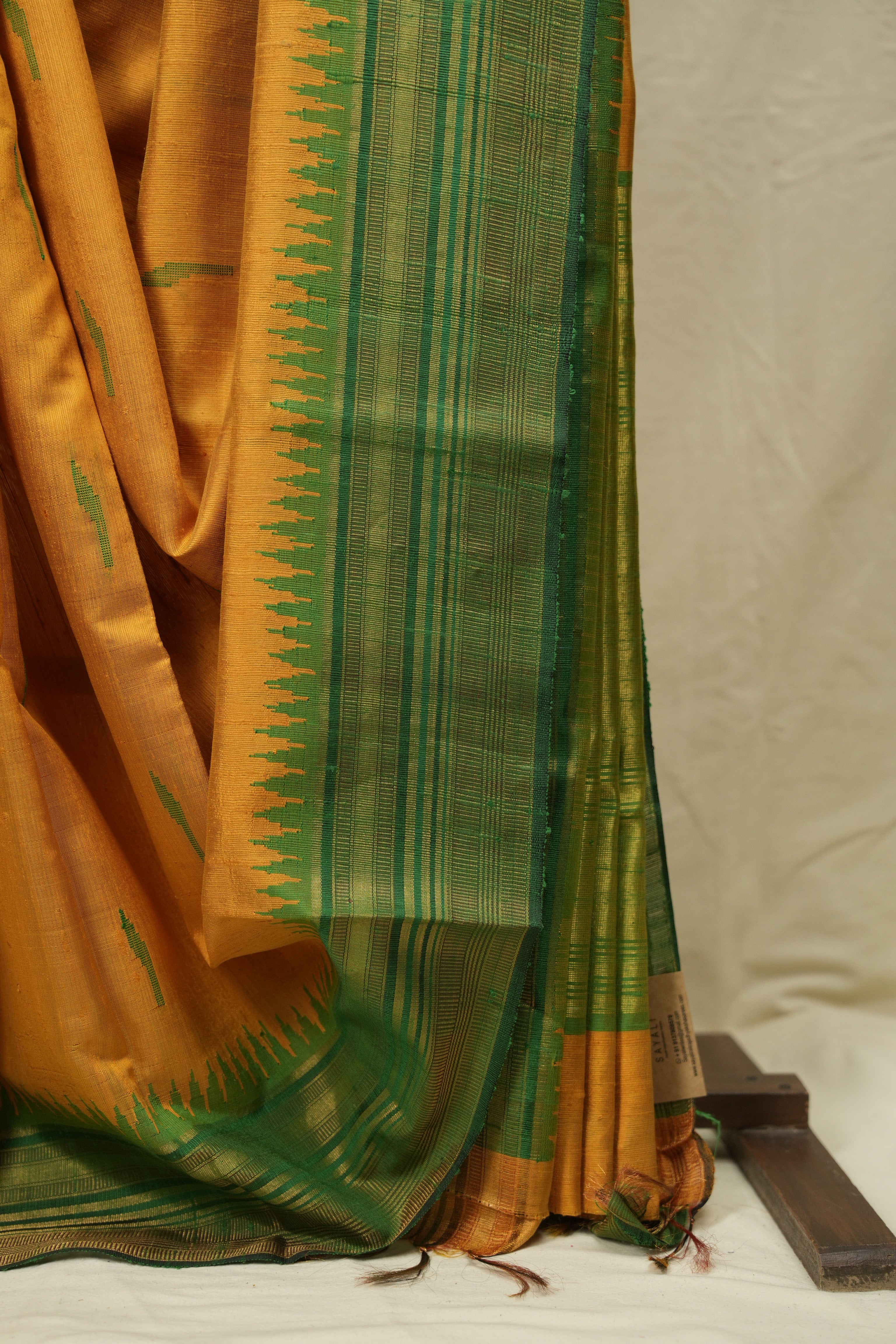 Yellow Raw Silk Saree - SRYRSS998