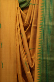 Yellow Raw Silk Saree - SRYRSS998