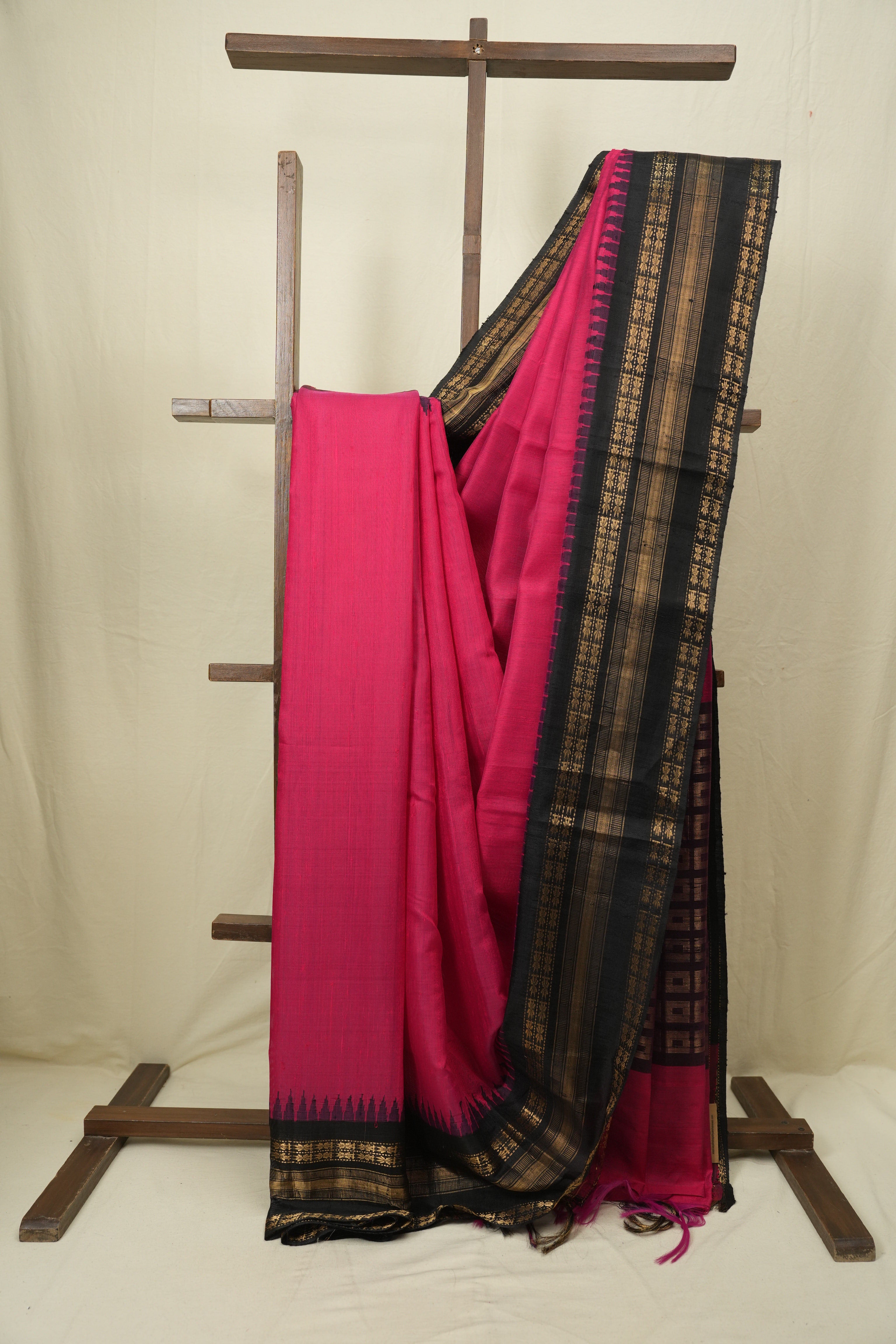 Pink Raw Silk  Saree - SRPRSS1056