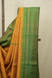 Yellow Raw Silk Saree - SRYRSS998